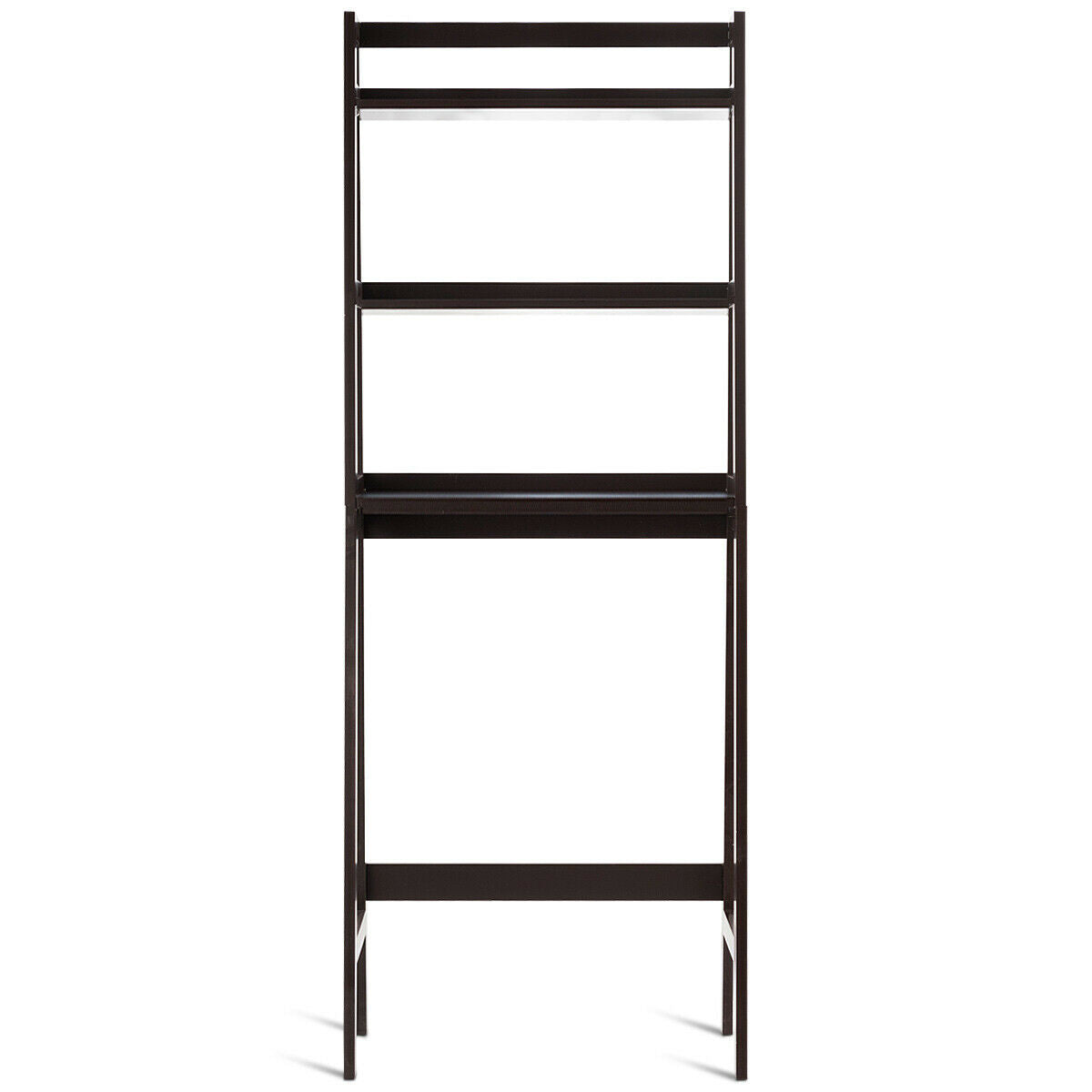3 Tier Standing Storage Rack Over Toilet with Bottom Shelf