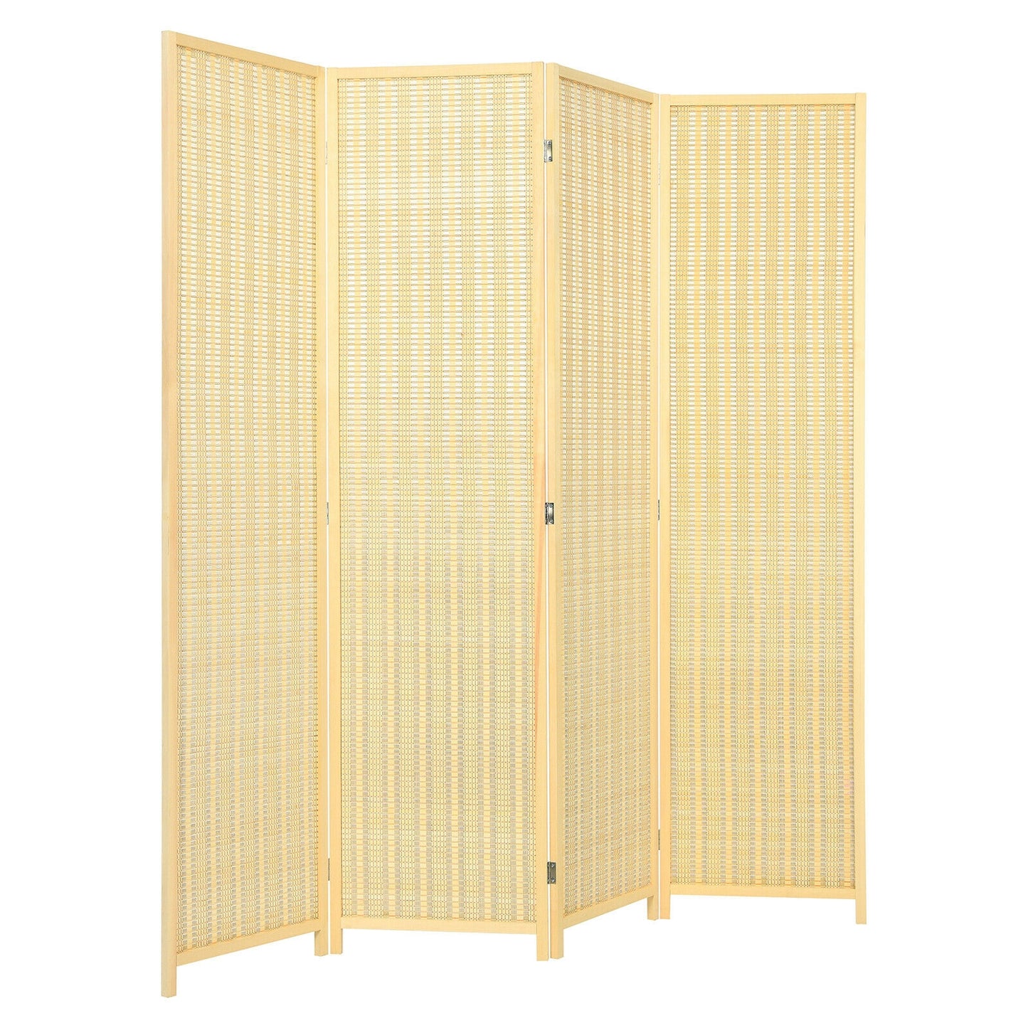 6 Foot 4-Panel Folding Room Divider Screen – Portable Privacy Solution
