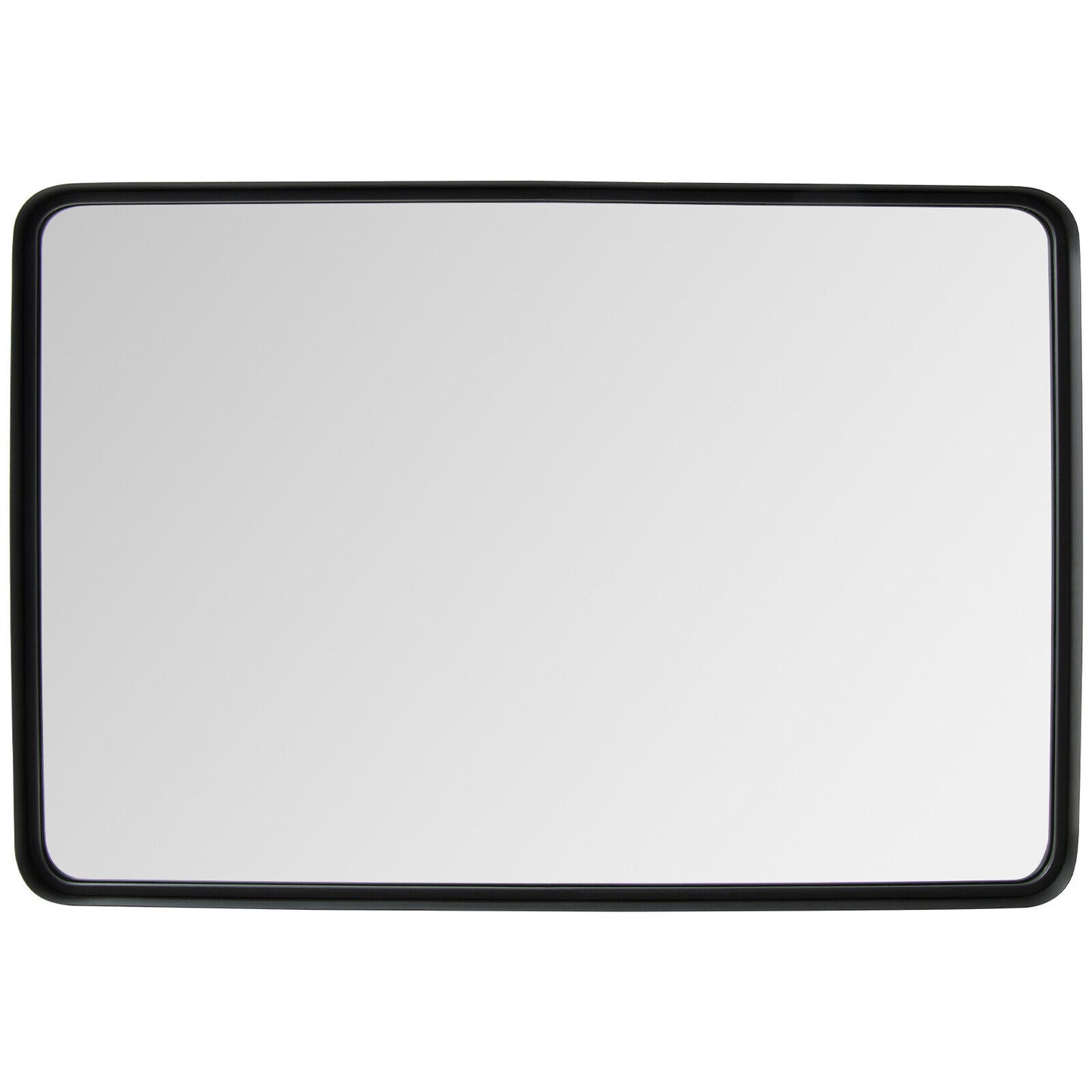 Premium Rectangular Wall-Mounted Mirror with Rust-Resistant Steel Frame - Large