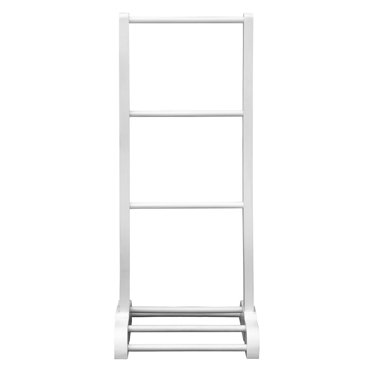 Freestanding Acacia Wood 3 Tier Towel Rack with Bottom Shelf