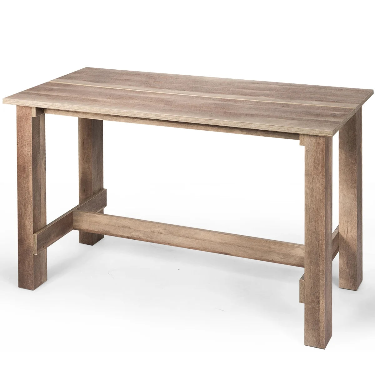 Counter Height Wood Dining Table with Spacious Top for Kitchen Home Office or Bar