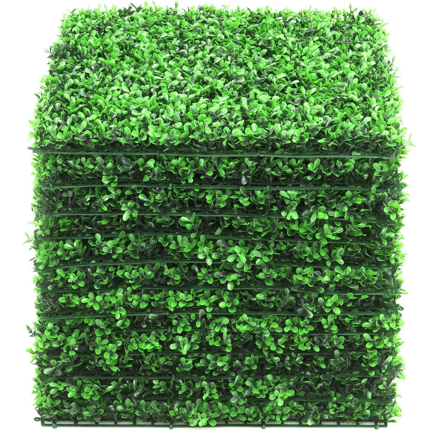 12 Piece Artificial Peanut Leaf Hedge Panels – UV-Resistant Green Fencing for Indoor/Outdoor Use