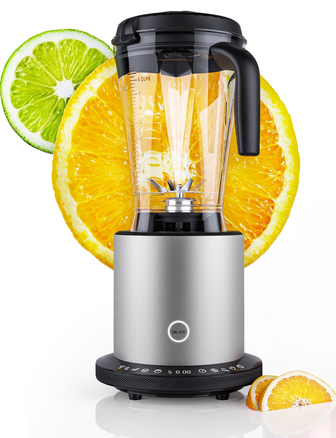 1500W High Power Blender with 10 Speed Control for Smoothies & More