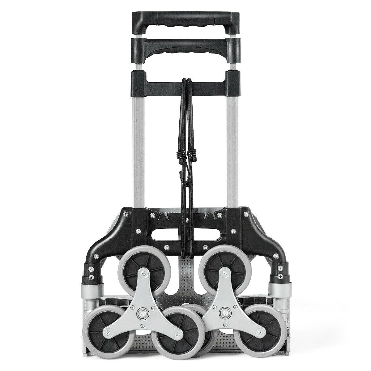 Lightweight Folding Stair Climber Hand Truck with Adjustable Handle for Easy Transport