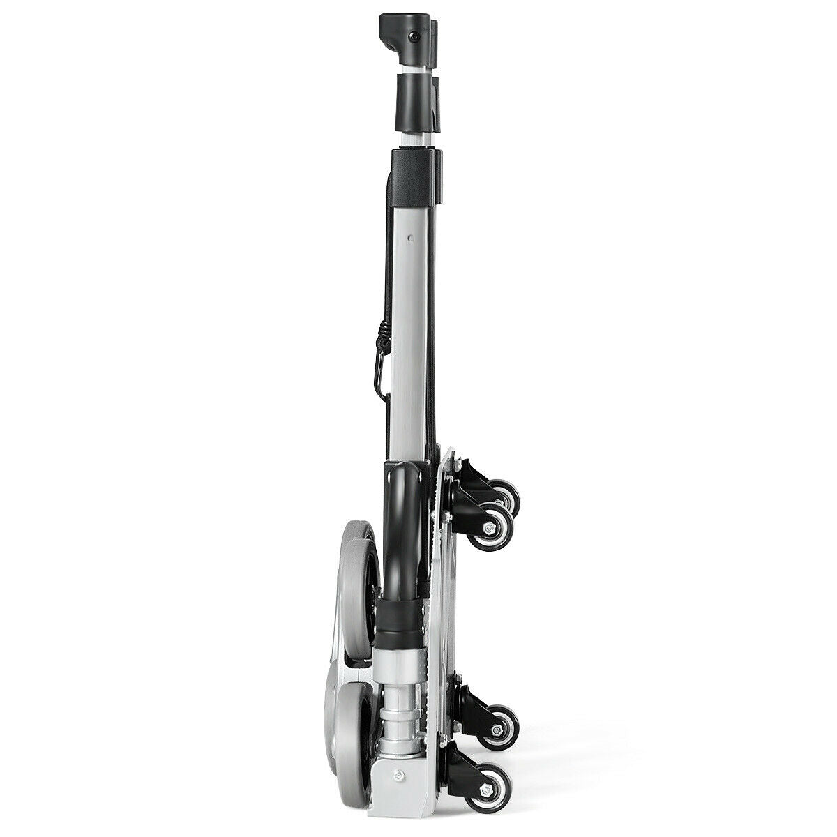 Lightweight Folding Stair Climber Hand Truck with Adjustable Handle for Easy Transport