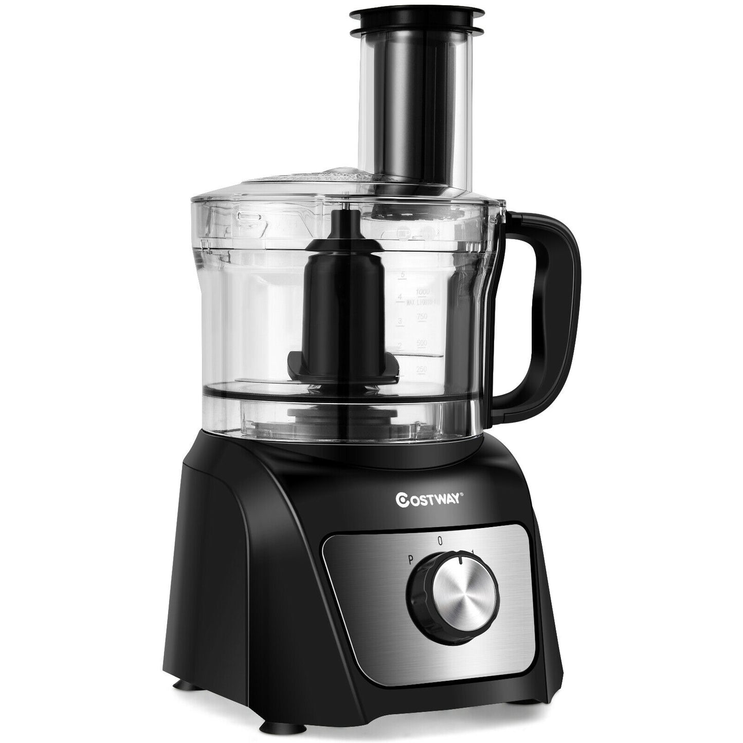 500W Multifunctional Food Processor with 3 Blades & 2 Speed Control