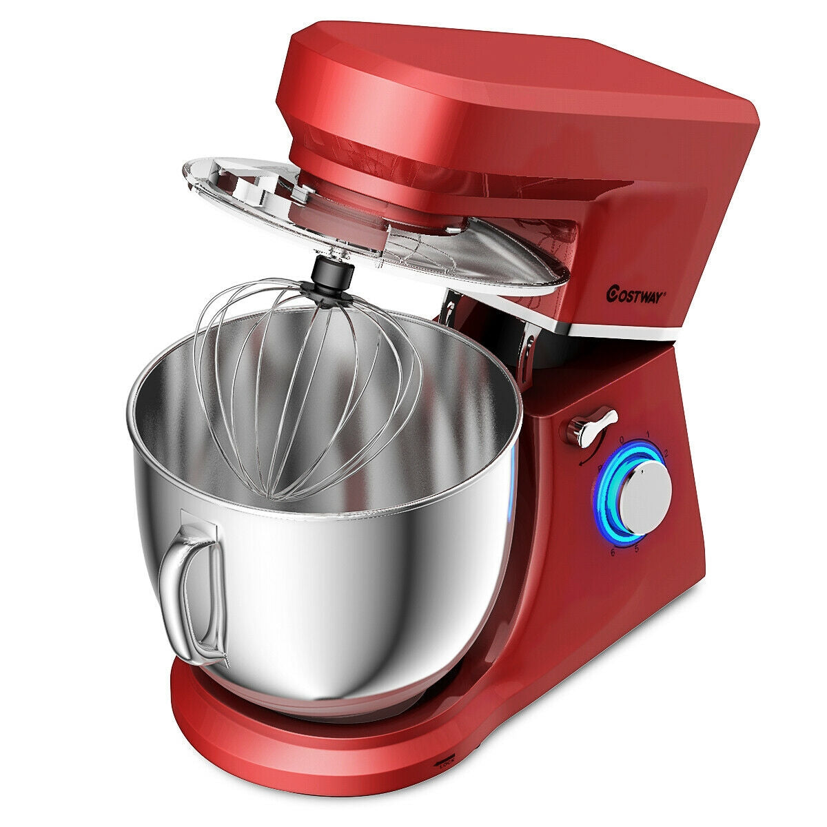 7.5QT Tilt-Head Stand Mixer with 660W Motor & 3 Attachments