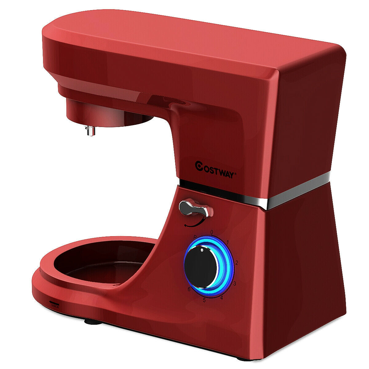 7.5QT Tilt-Head Stand Mixer with 660W Motor & 3 Attachments