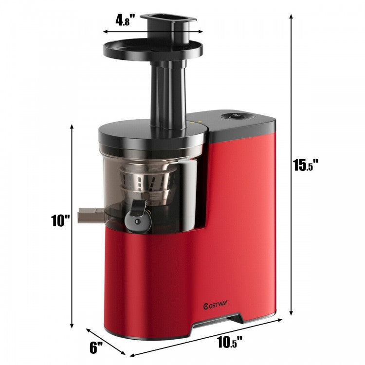 Cold Press Slow Juicer – Masticating Fruit & Vegetable Extractor