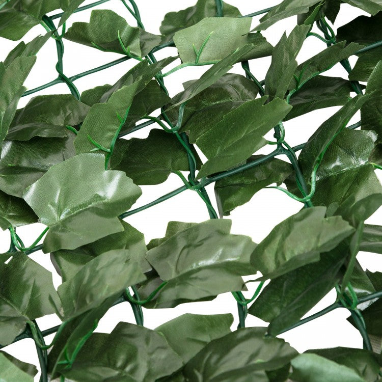 Faux Ivy Privacy Fence Screen – Realistic Greenery for Indoor & Outdoor Use
