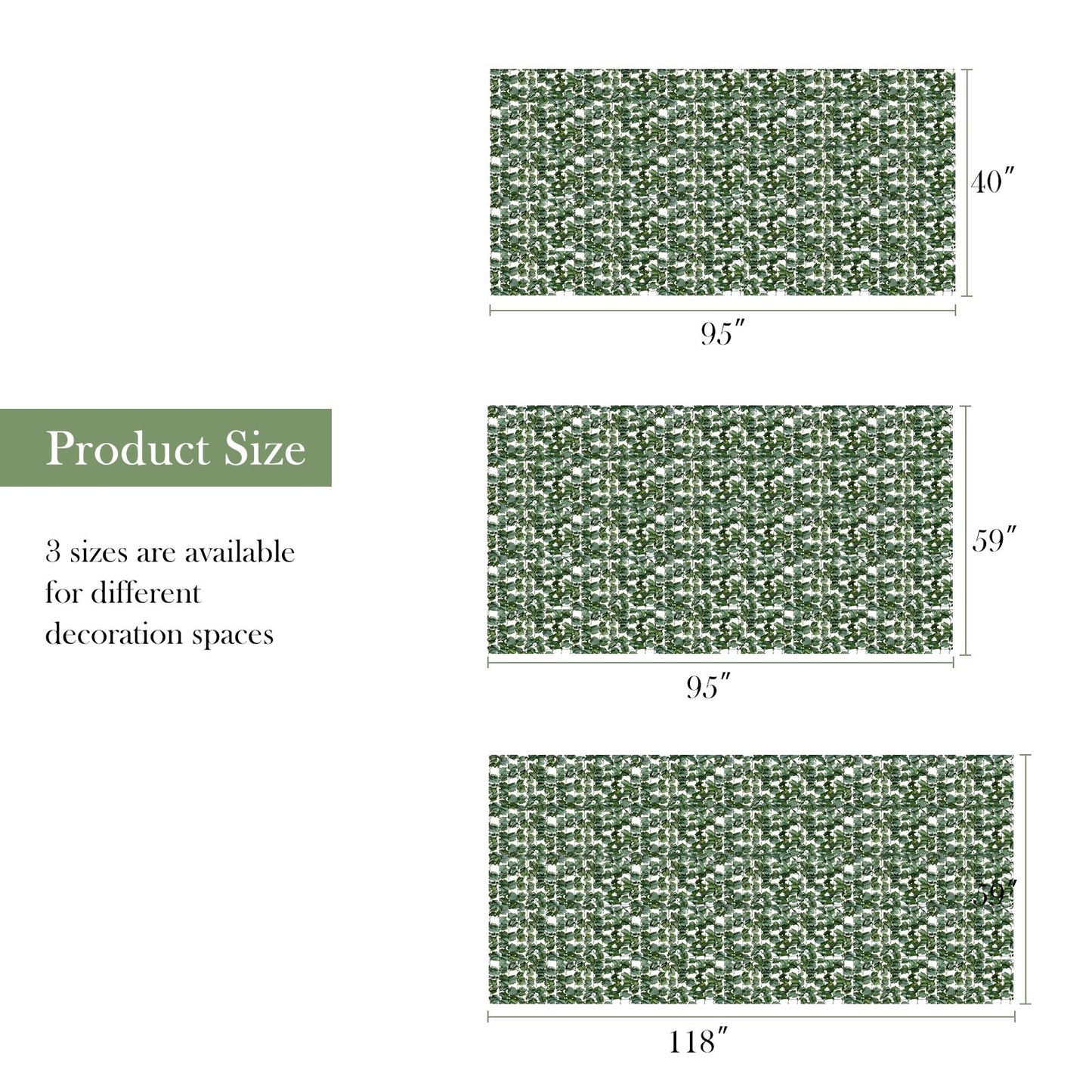 Faux Ivy Privacy Fence Screen – Realistic Greenery for Indoor & Outdoor Use