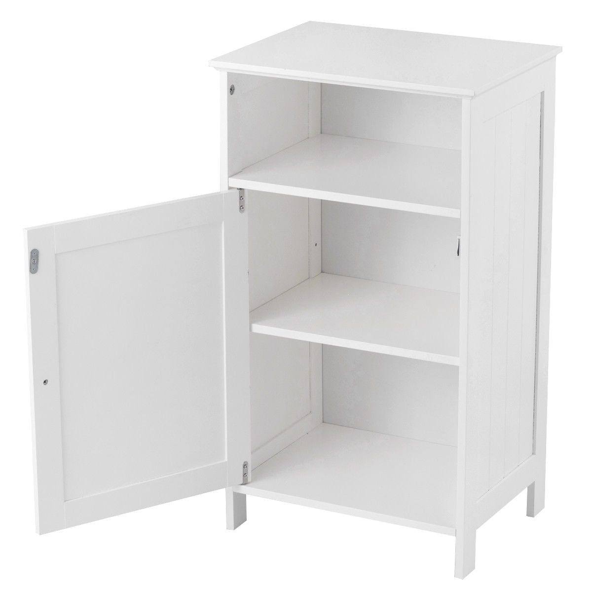 Freestanding Bathroom Storage Cabinet with Adjustable Shelves