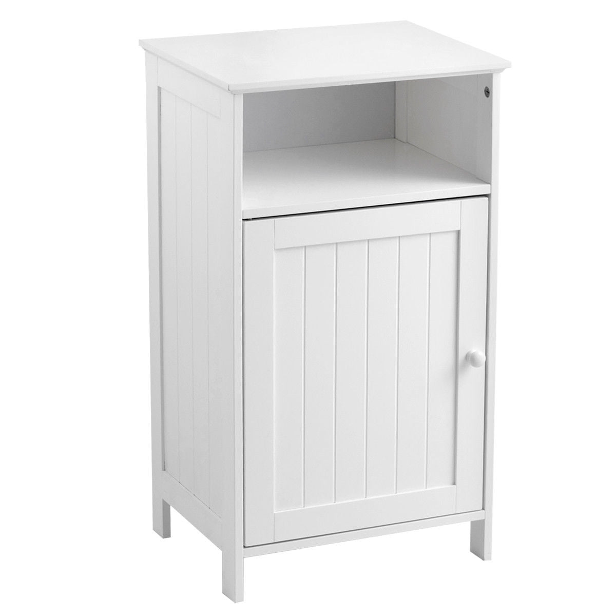 Freestanding Bathroom Storage Cabinet with Adjustable Shelves