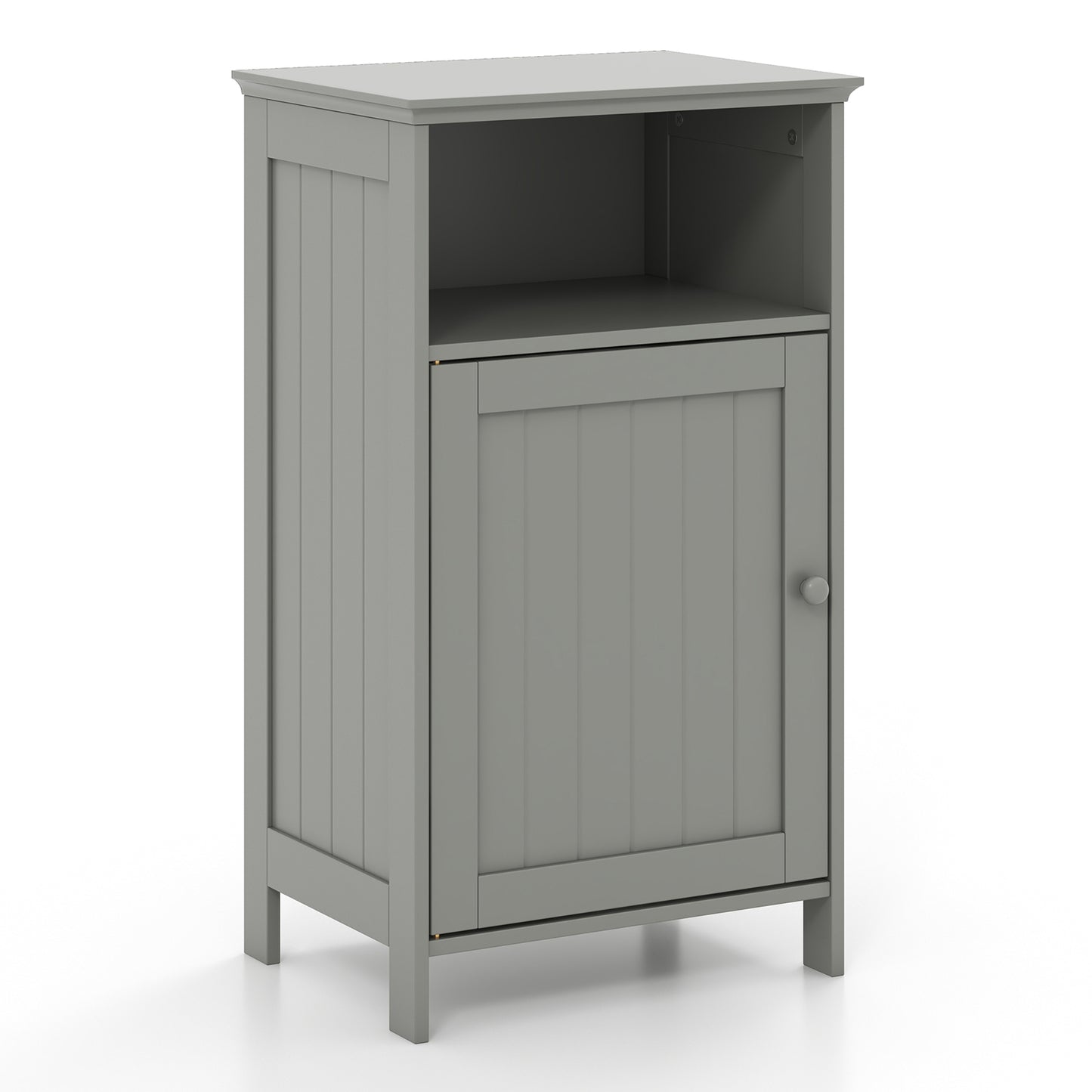 Freestanding Bathroom Storage Cabinet with Adjustable Shelves