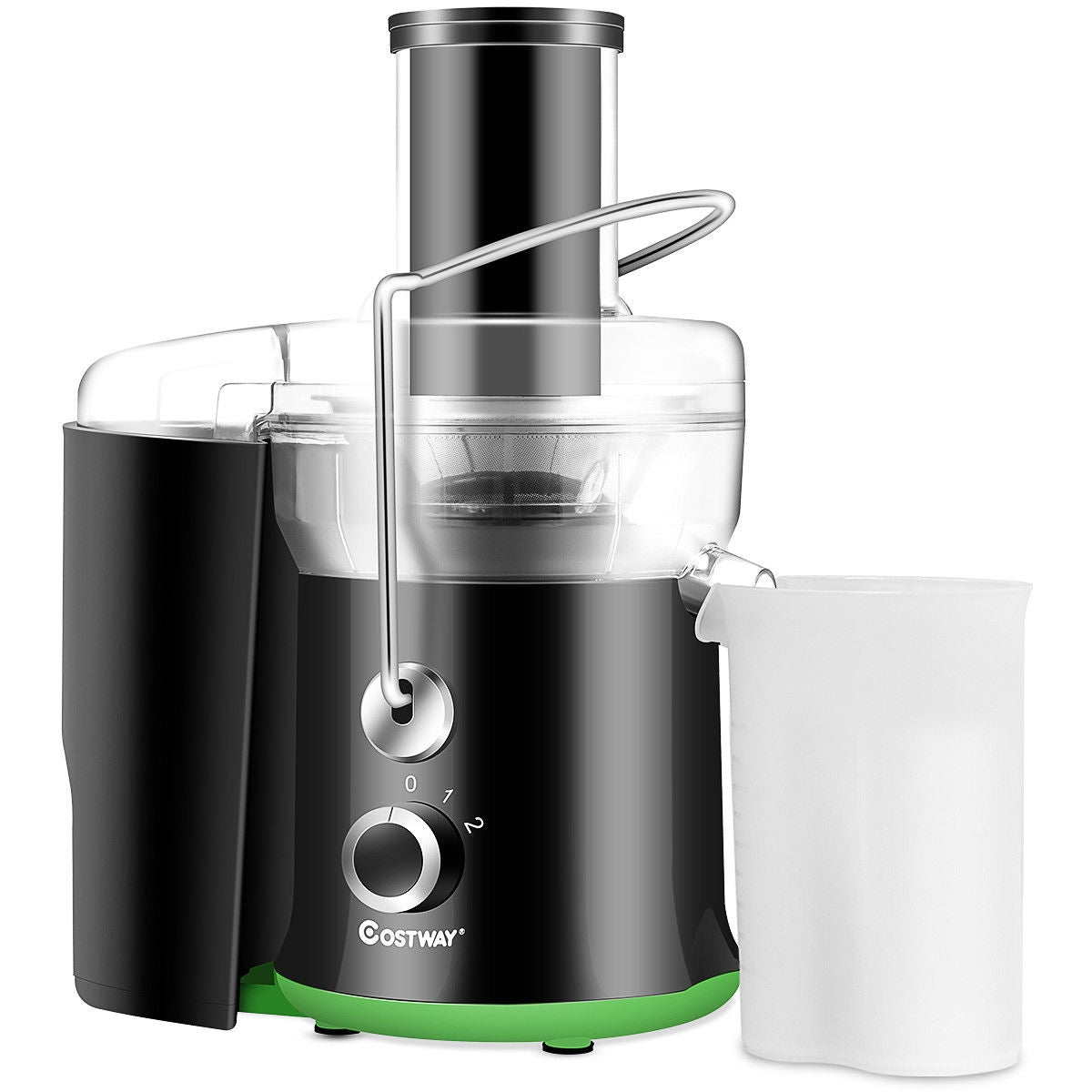 400W Stainless Steel Juice Extractor with 2-Speed Modes for Fruits & Vegetables
