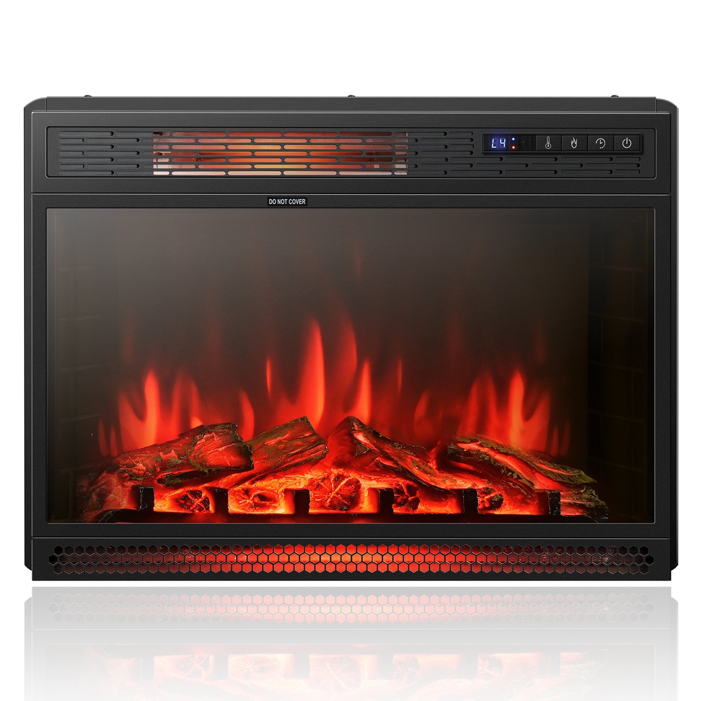25 Inch Recessed Electric Fireplace Heater