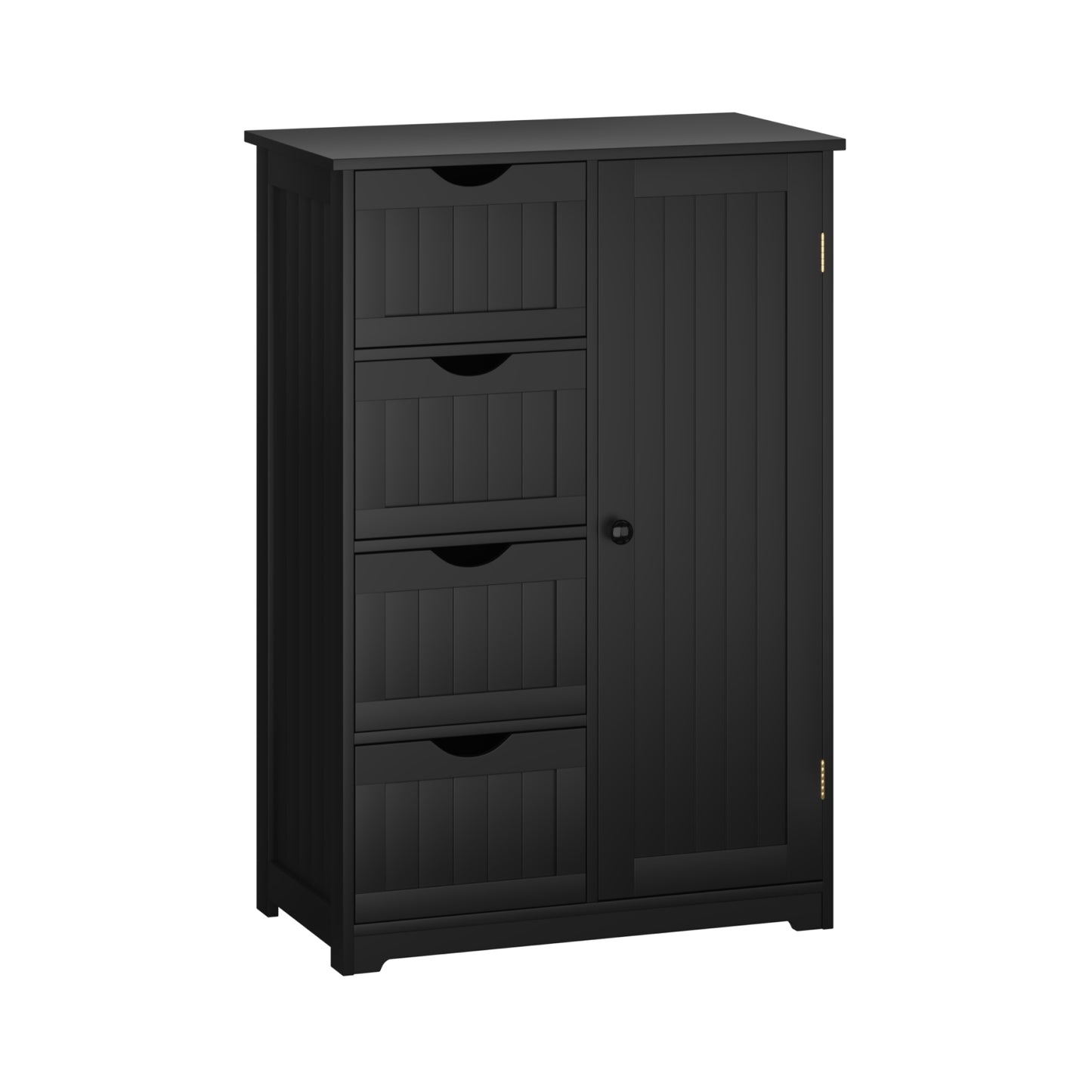 4 Drawer Wooden Standing Storage Cabinet