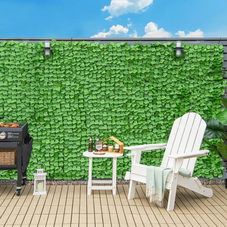 118" x 39" Artificial Ivy Privacy Fence – Lush Green Vine Décor for Outdoor & Indoor Spaces