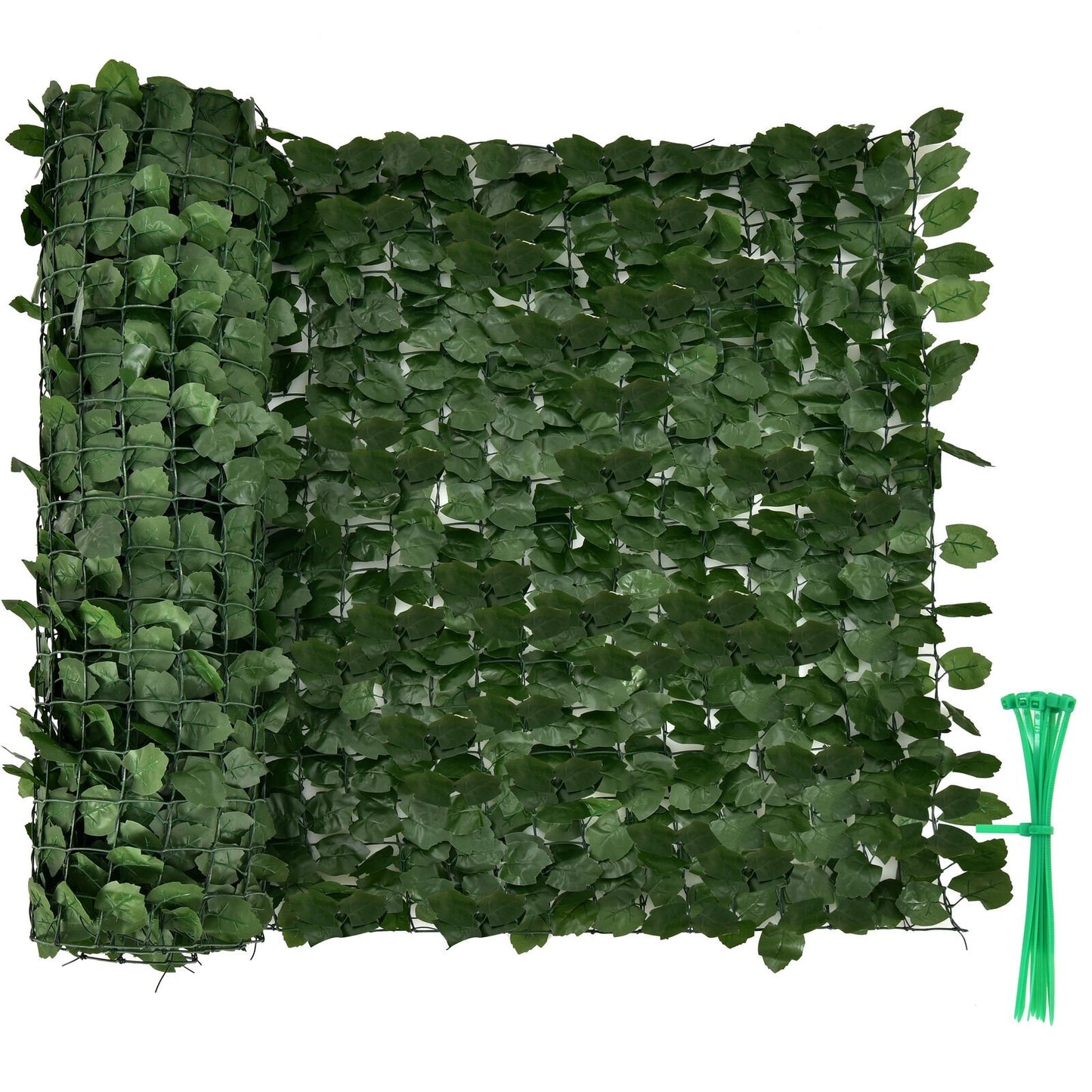 Realistic Maple Leaf Artificial Hedge – 118" x 39.4" Privacy & Decor Fence