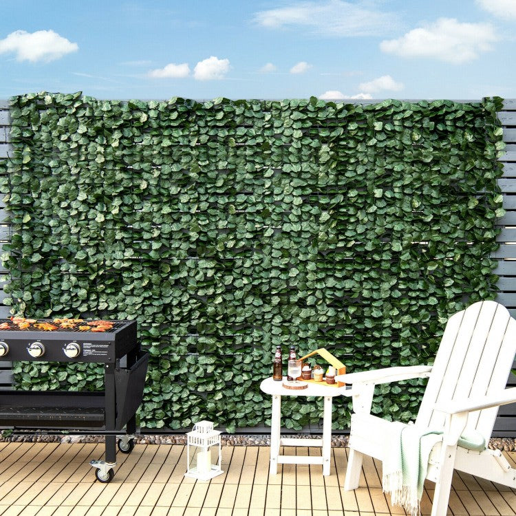 Realistic Maple Leaf Artificial Hedge – 118" x 39.4" Privacy & Decor Fence