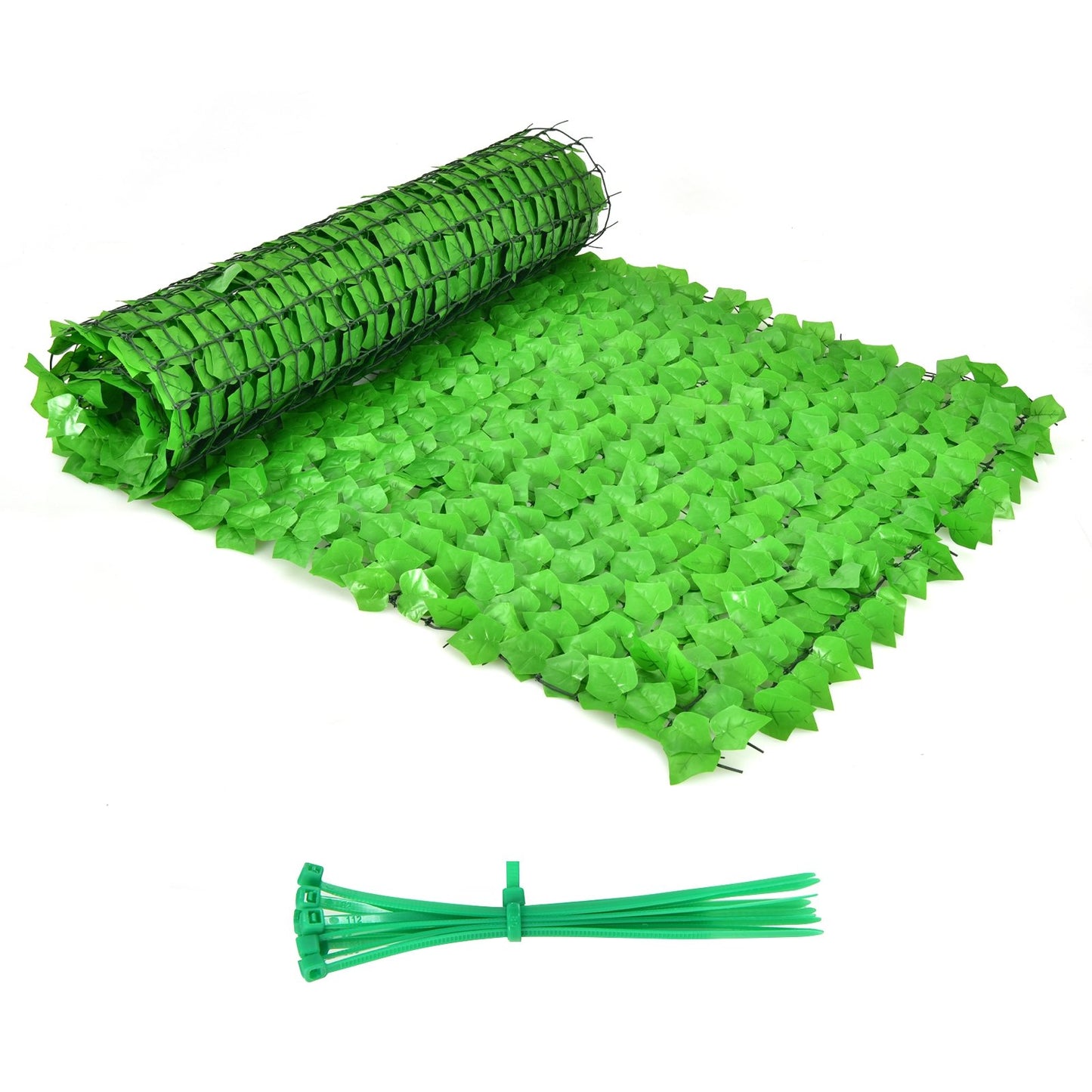118" x 39" Artificial Ivy Privacy Fence – Lush Green Vine Décor for Outdoor & Indoor Spaces