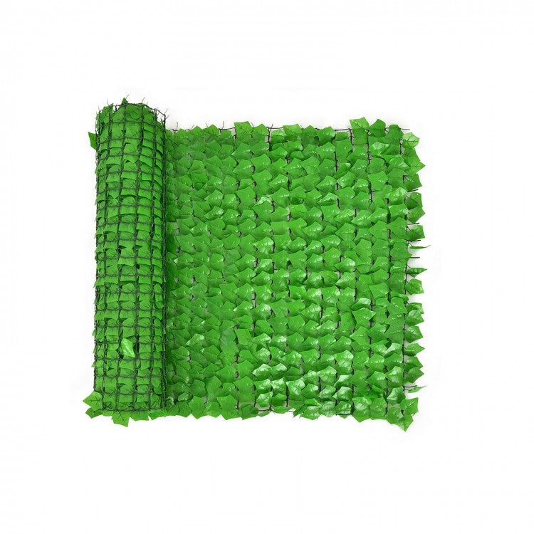 118" x 39" Artificial Ivy Privacy Fence – Lush Green Vine Décor for Outdoor & Indoor Spaces
