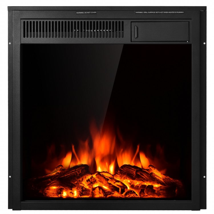 Freestanding & Recessed Electric Fireplace Heater - 22.5 Inch