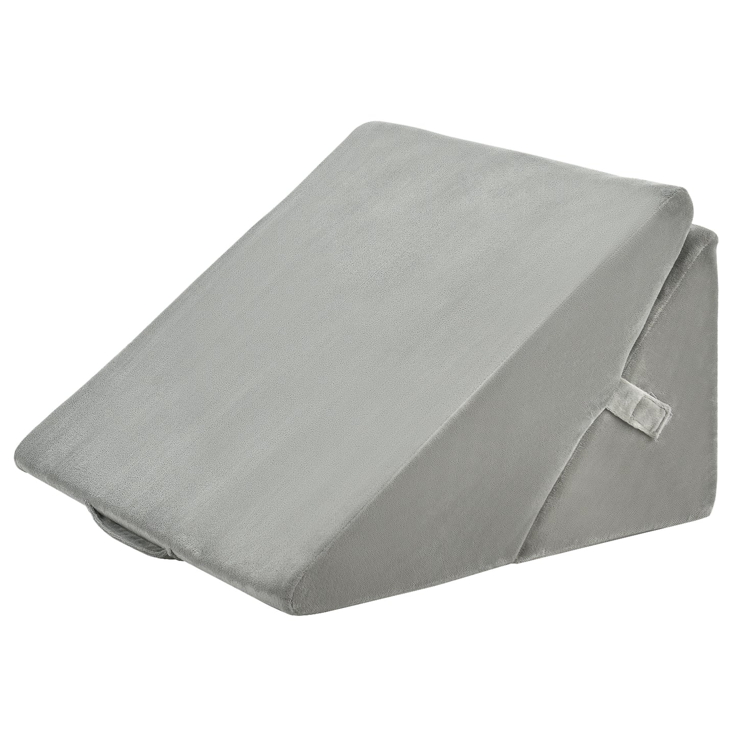 Adjustable Memory Foam Back Support Pillow for Reading and Sleeping – Grey