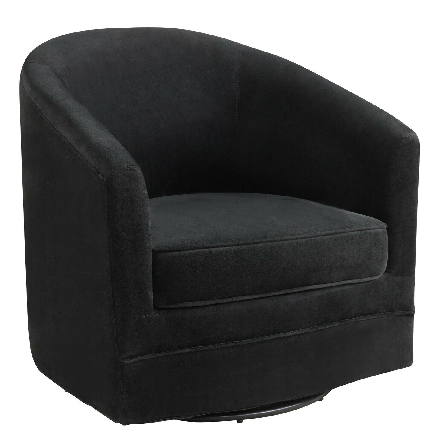360 Degree Swivel Accent Chair with Metal Base