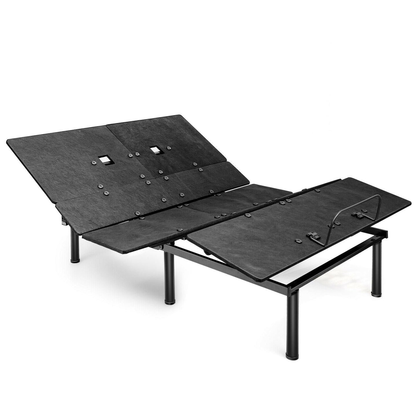 Ergonomic Adjustable Bed Base with Head and Foot Incline for Comfort - Queen Size