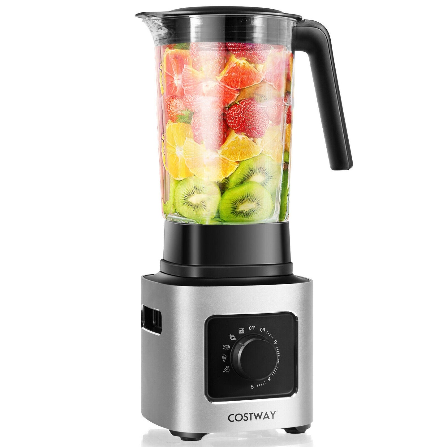 1500W Professional 5 Speed Blender with 5 Pre Set Functions & 68oz Tritan Jar