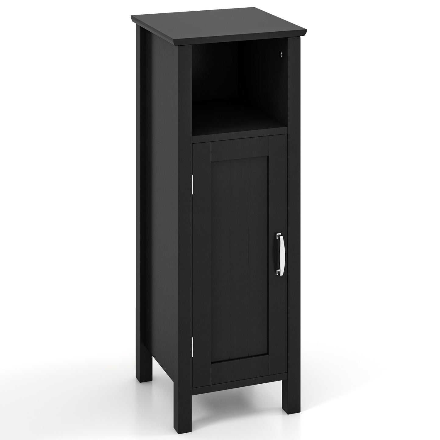 2-Tier Bathroom Storage Cabinet with Adjustable Shelves