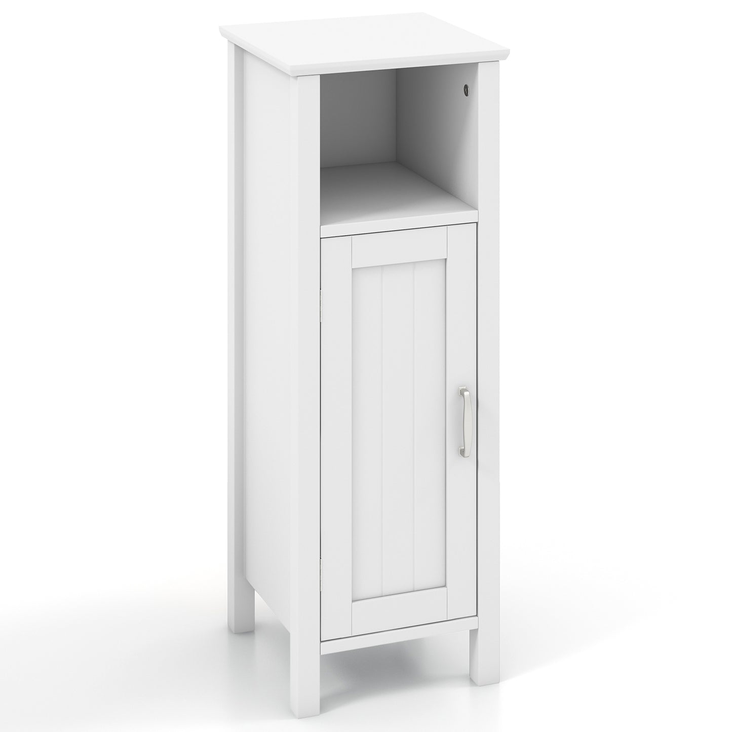 2-Tier Bathroom Storage Cabinet with Adjustable Shelves
