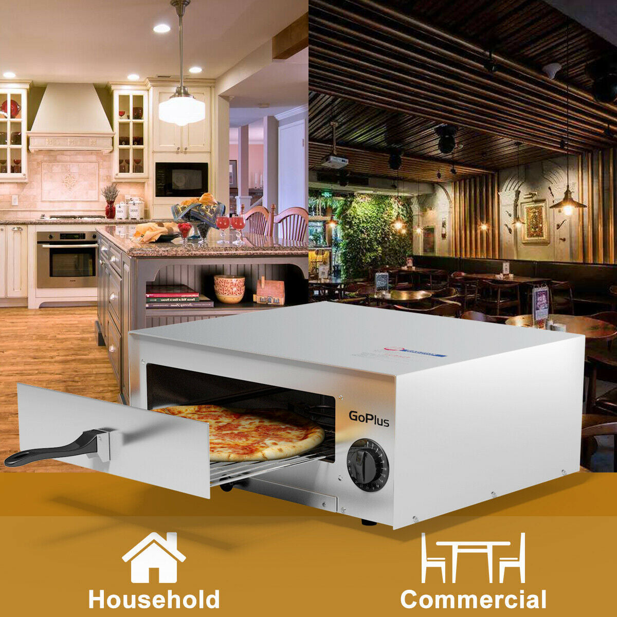 Stainless Steel Kitchen Pizza Oven – Perfect for Home & Professional Use