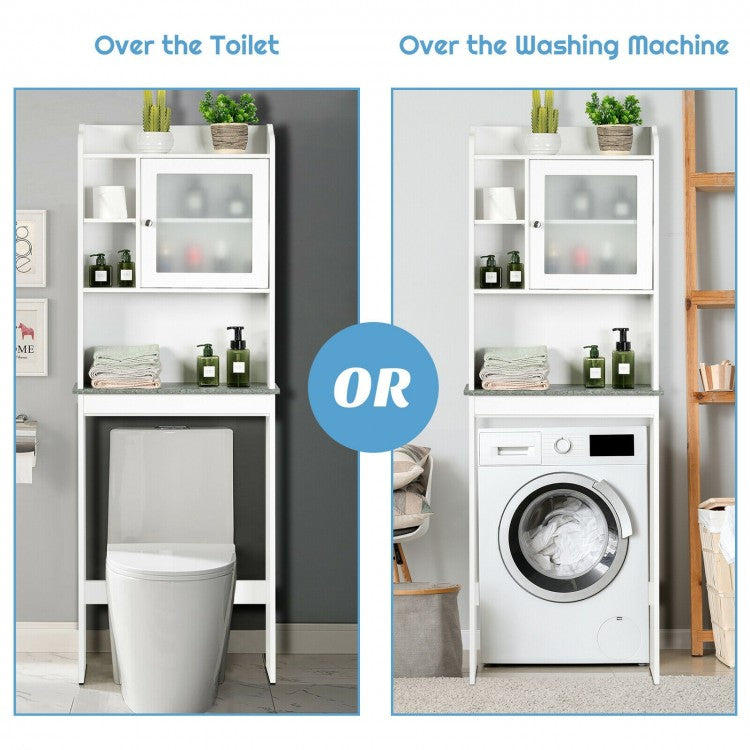 Compact Over-the-Toilet Storage Cabinet