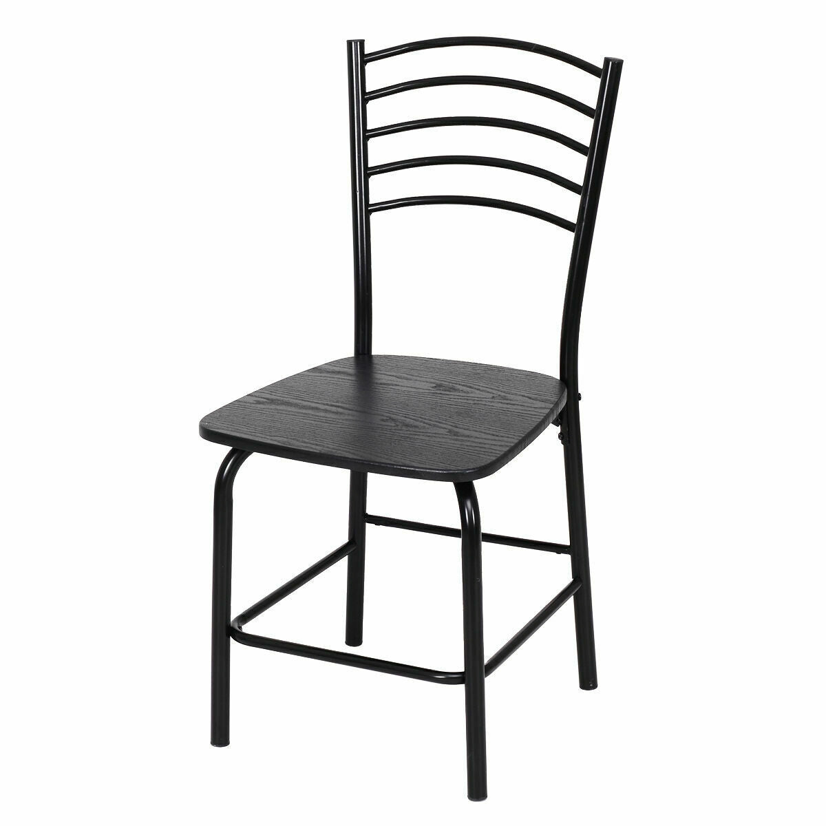 Elegant 5-Piece Solid Wood Rectangular Dining Table and Chair Set