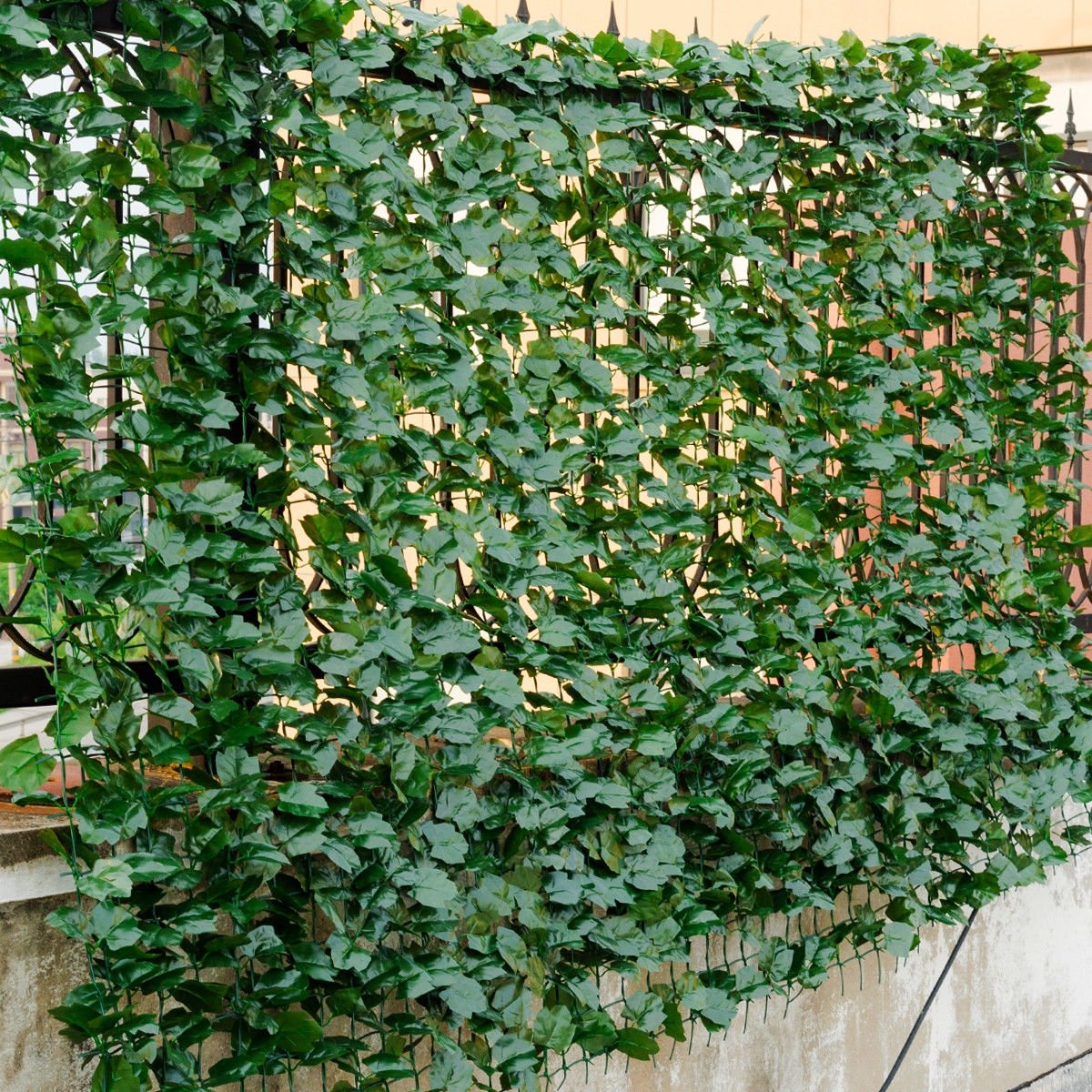 Faux Ivy Privacy Fence Screen – Realistic Greenery for Indoor & Outdoor Use