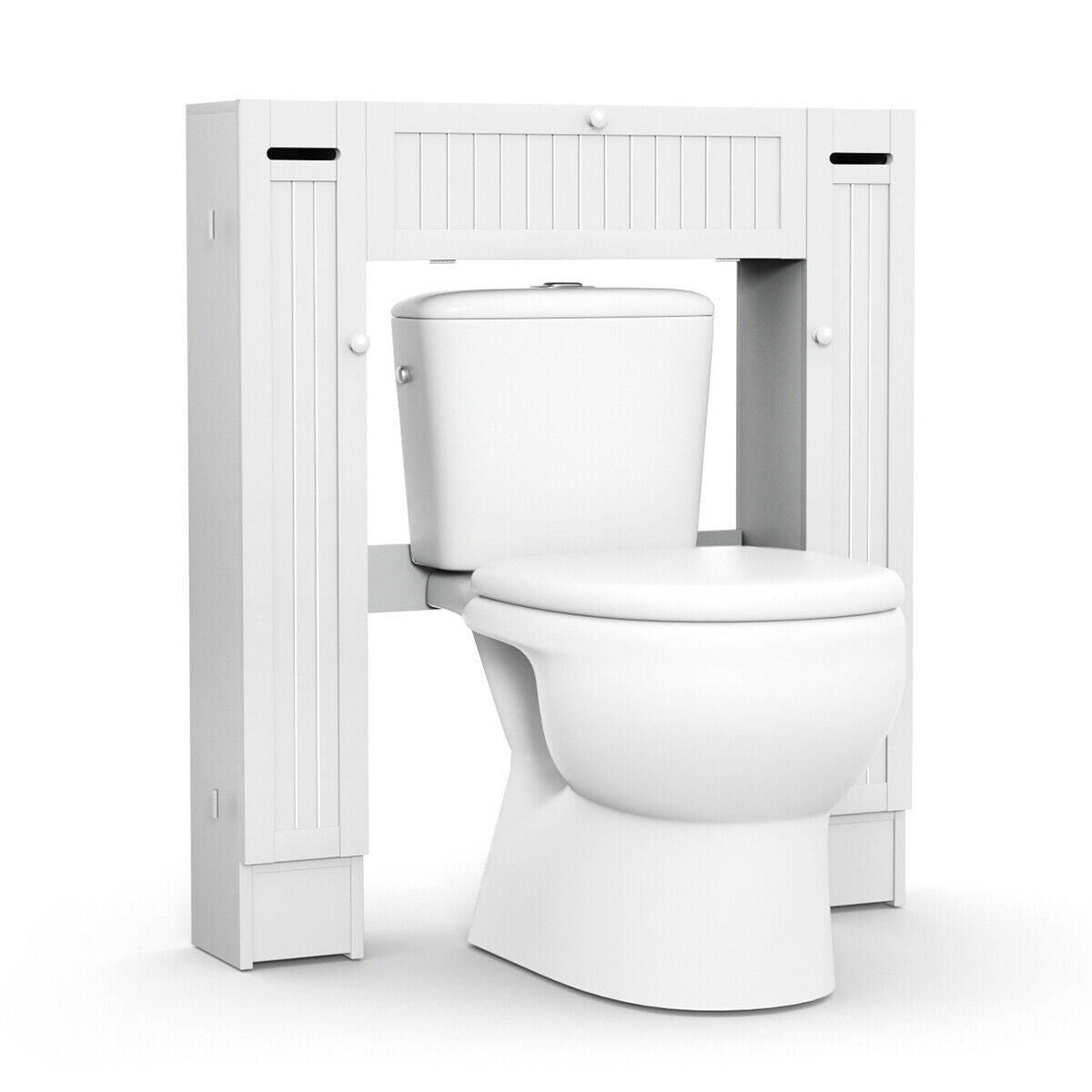 Over-the-Toilet Wooden Storage Cabinet