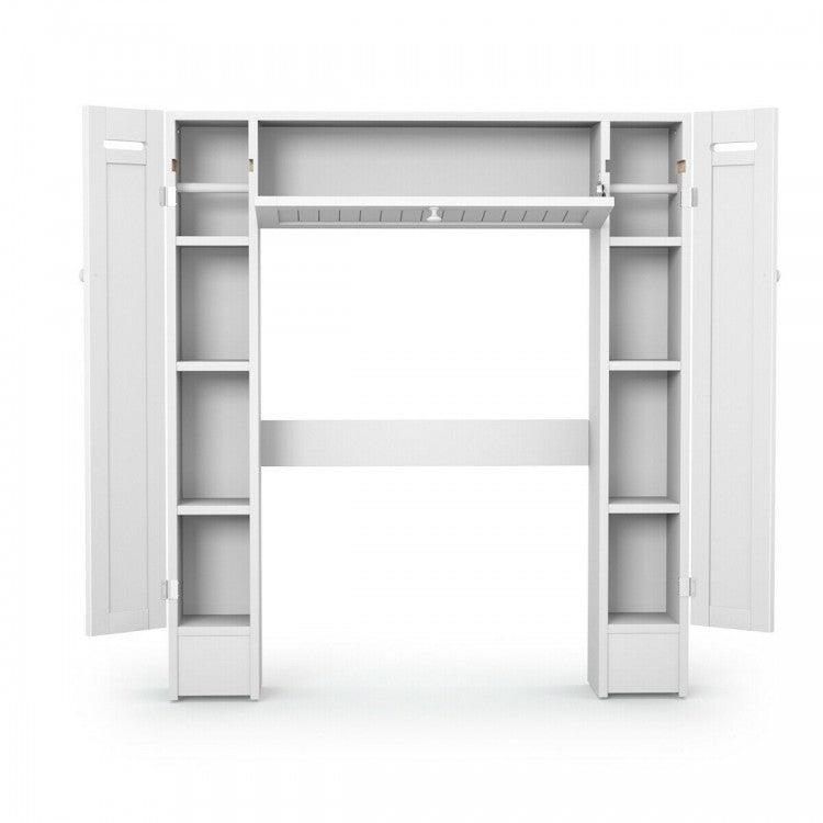 Over-the-Toilet Wooden Storage Cabinet