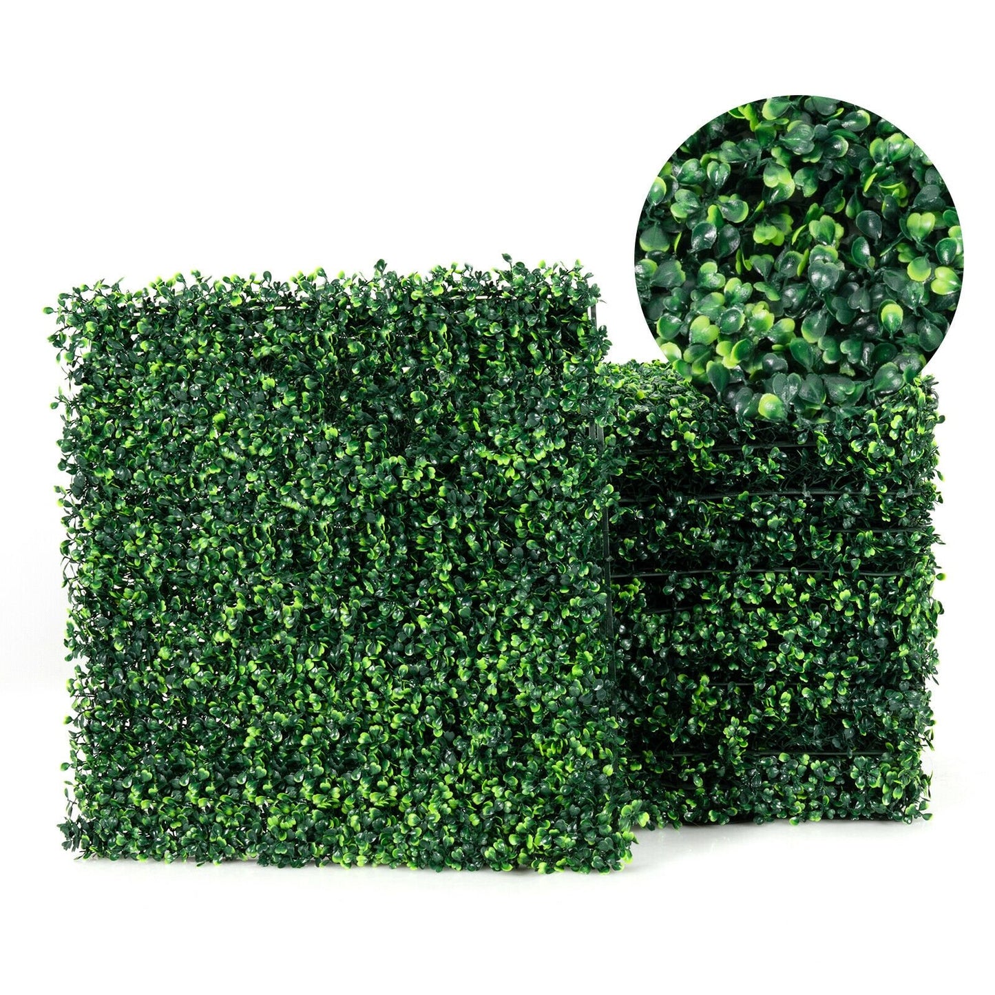 Premium 12 Piece Artificial Boxwood Panels for Privacy, Fencing & Event Decor
