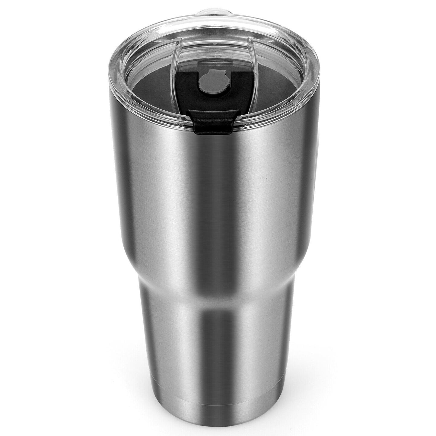 30oz Stainless Steel Tumbler – Double-Wall Insulated with Leak-Proof Lid