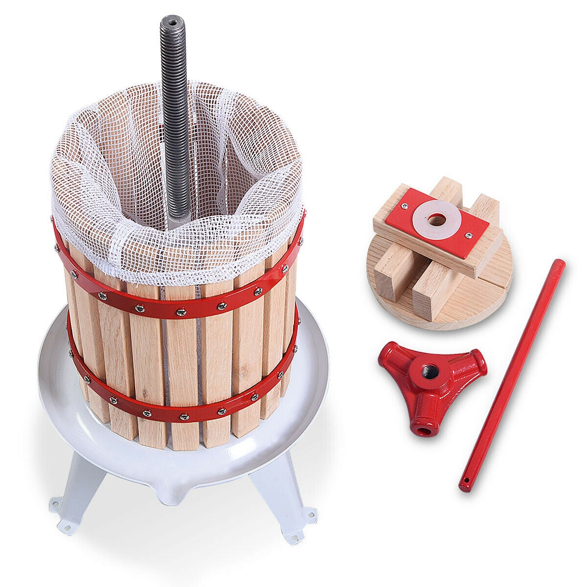1.6 Gallon Fruit and Wine Press – Perfect for Cider and Juice Making