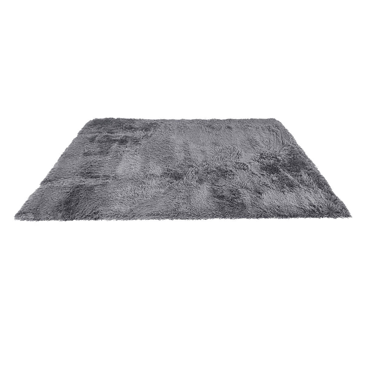 4x6 Feet Soft Shag Rug with Anti-Slip Grip – Grey