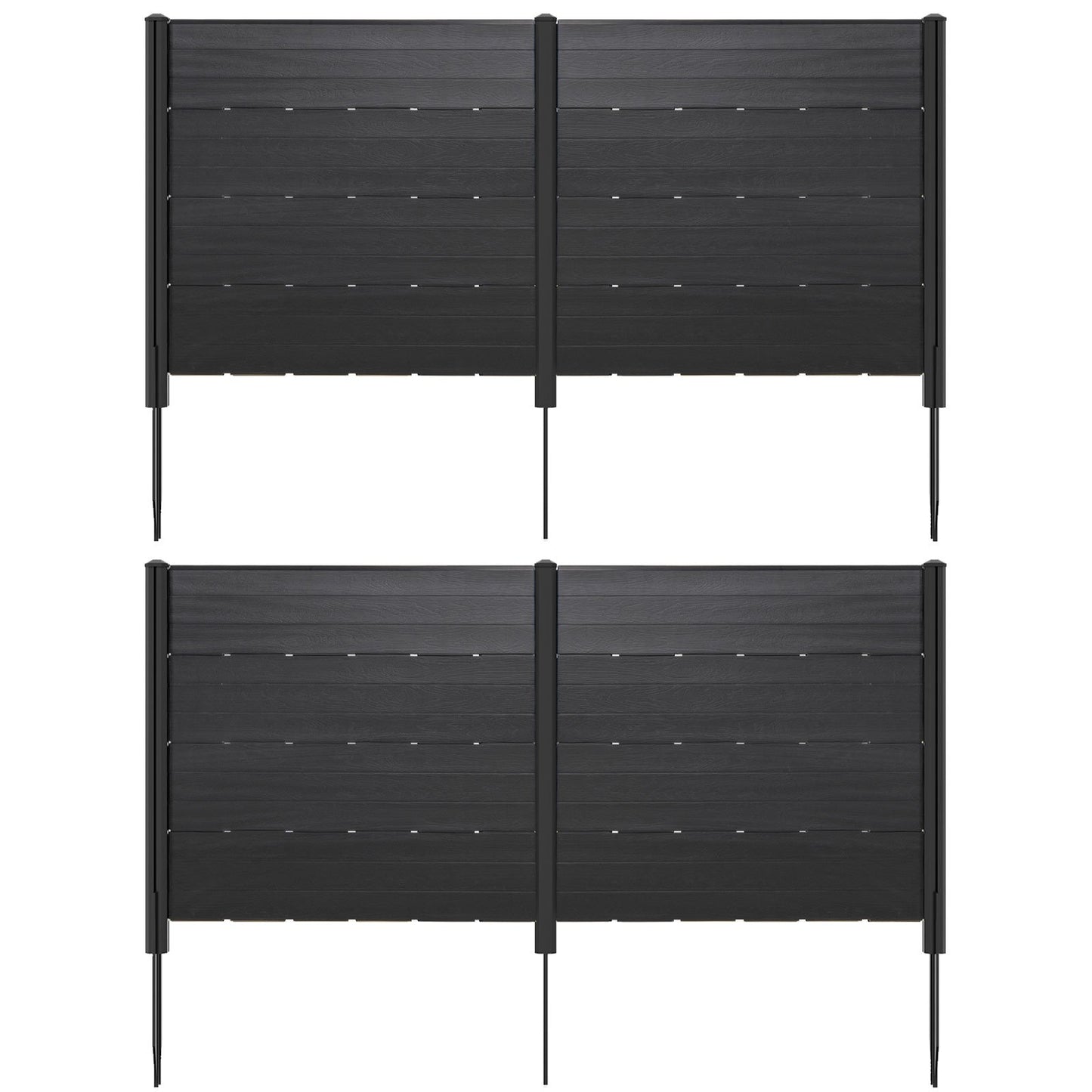 HDPE Outdoor Privacy Fence Screen with 5 Ground Stakes – Perfect for Garden, Yard, and Patio