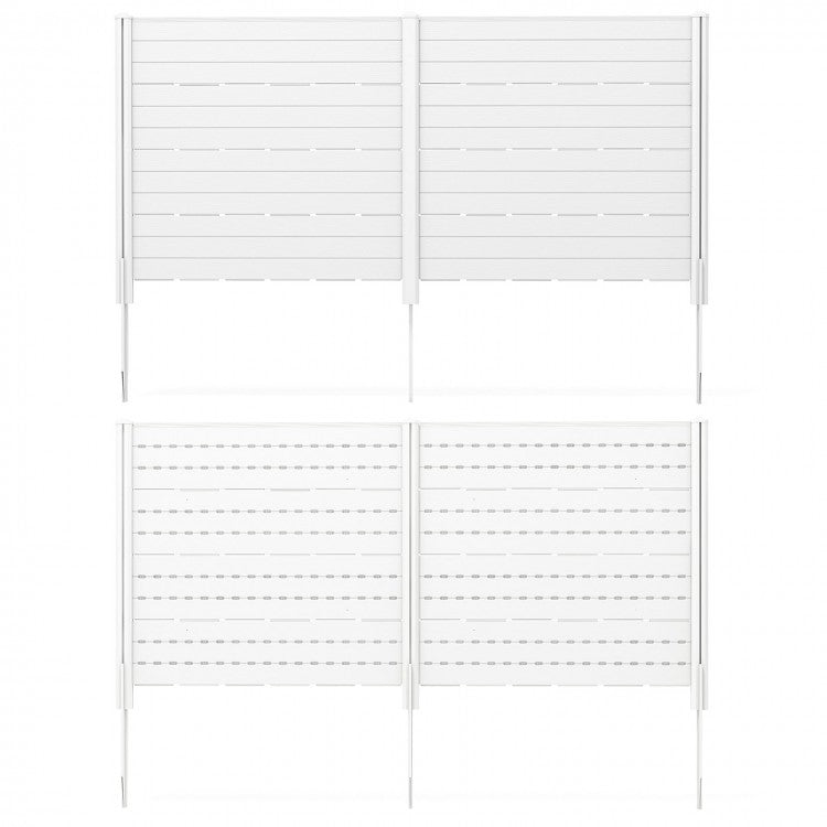 HDPE Outdoor Privacy Fence Screen with 5 Ground Stakes – Perfect for Garden, Yard, and Patio