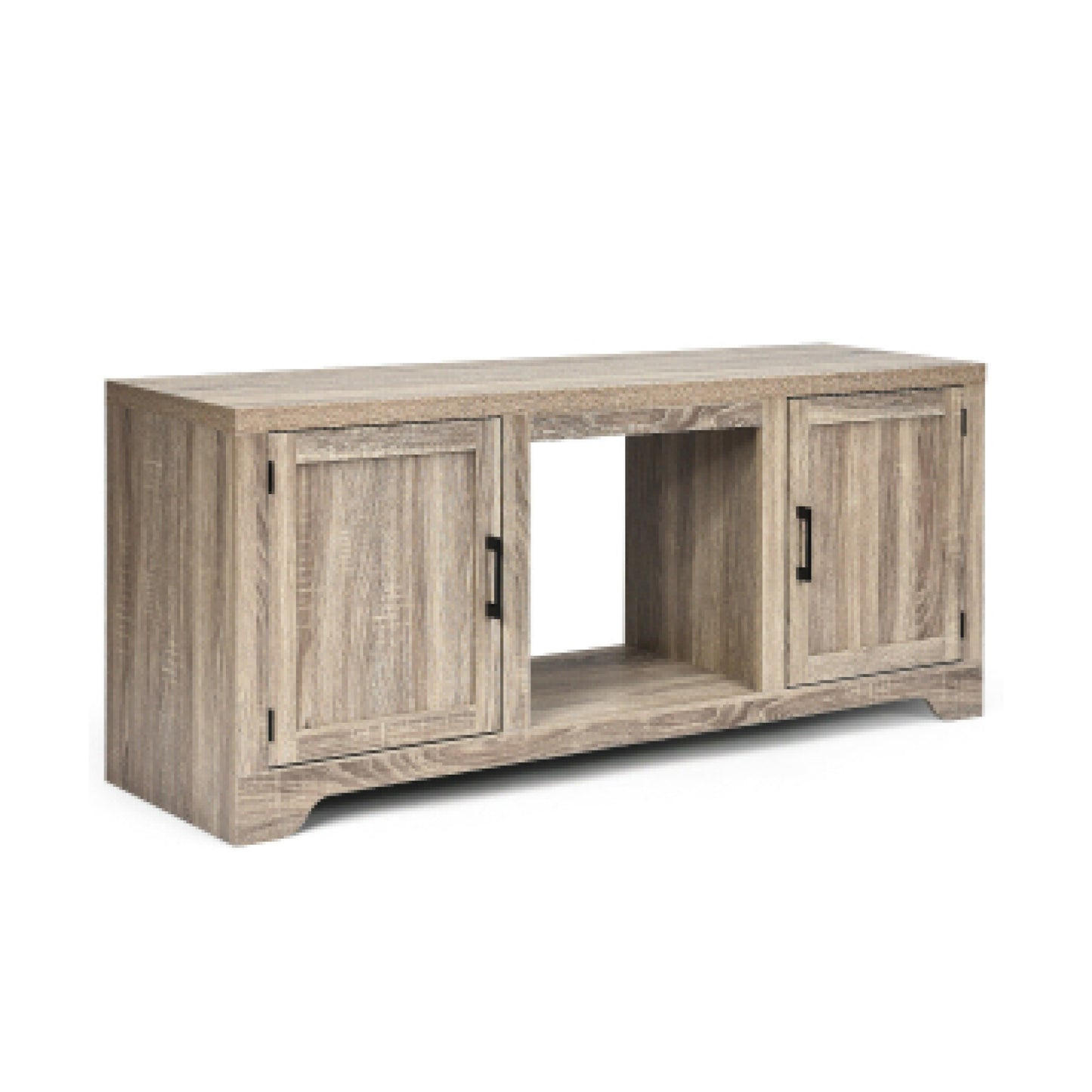 65 Inch Media Console TV Stand with Adjustable Shelving and Spacious Storage