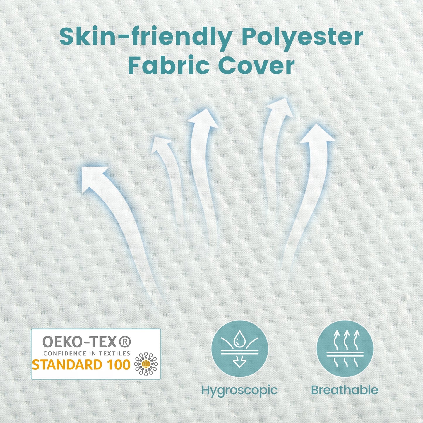Set of 2 Cooling Gel Memory Foam Pillows with 3D Airflow Technology and Removable Pillowcases