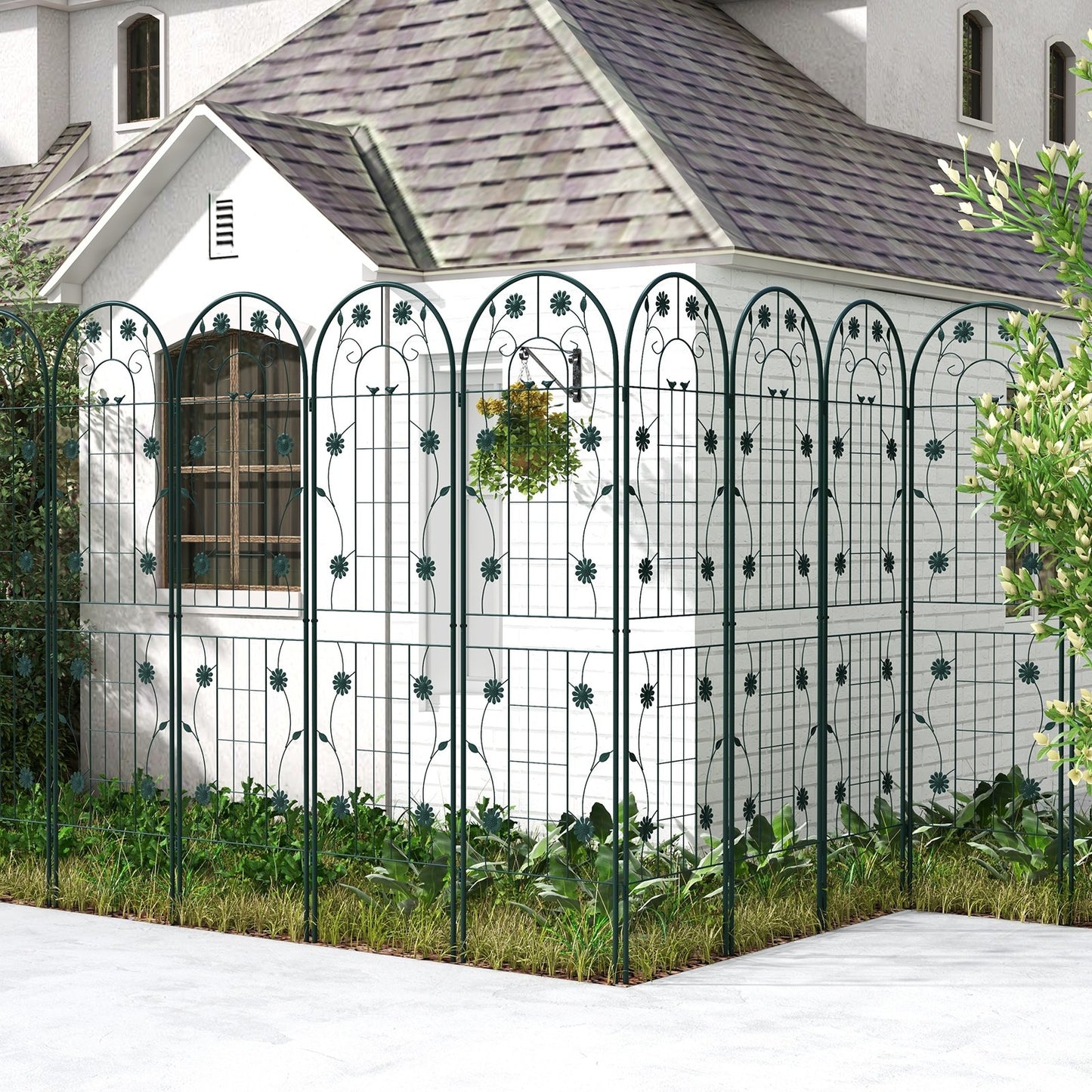 2 Pack 86.5” Metal Garden Trellis – Sturdy Support for Climbing Plants & Vines