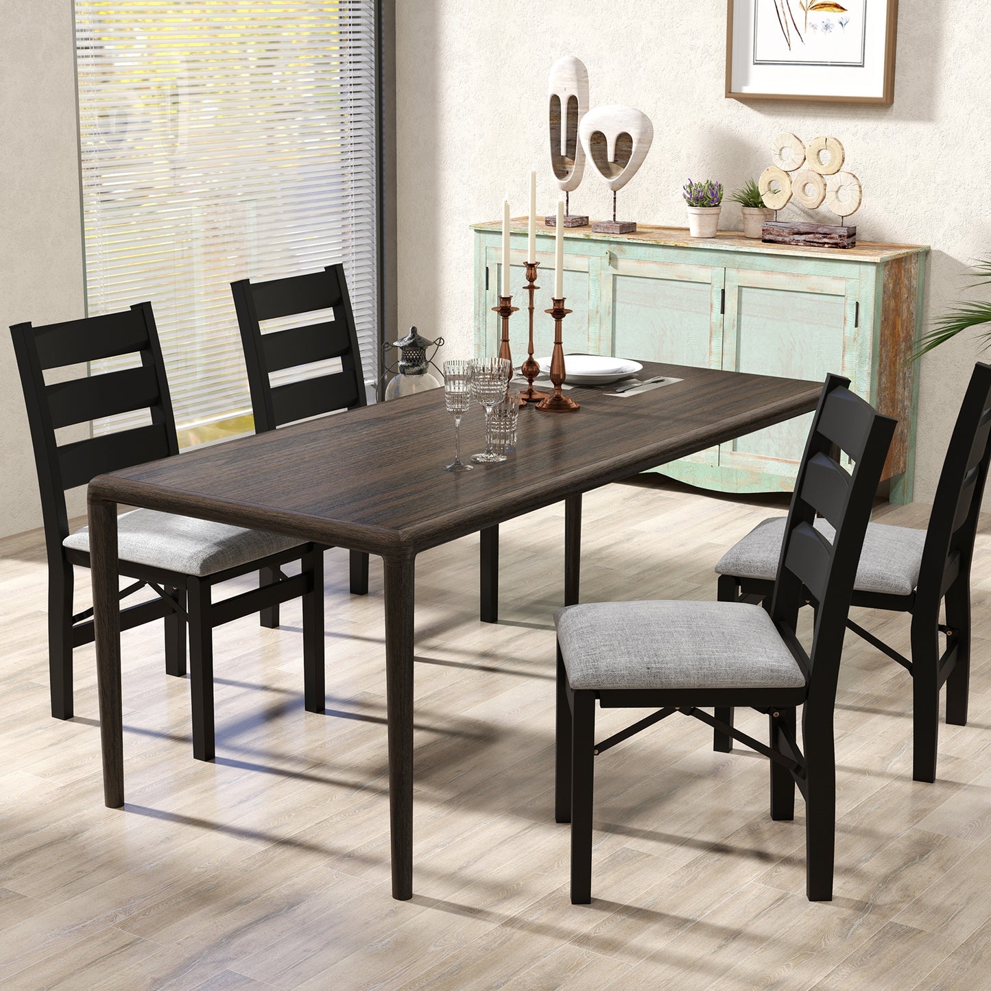 Modern Upholstered Folding Chairs with Comfortable Backrest for Dining and Events, Set of 2