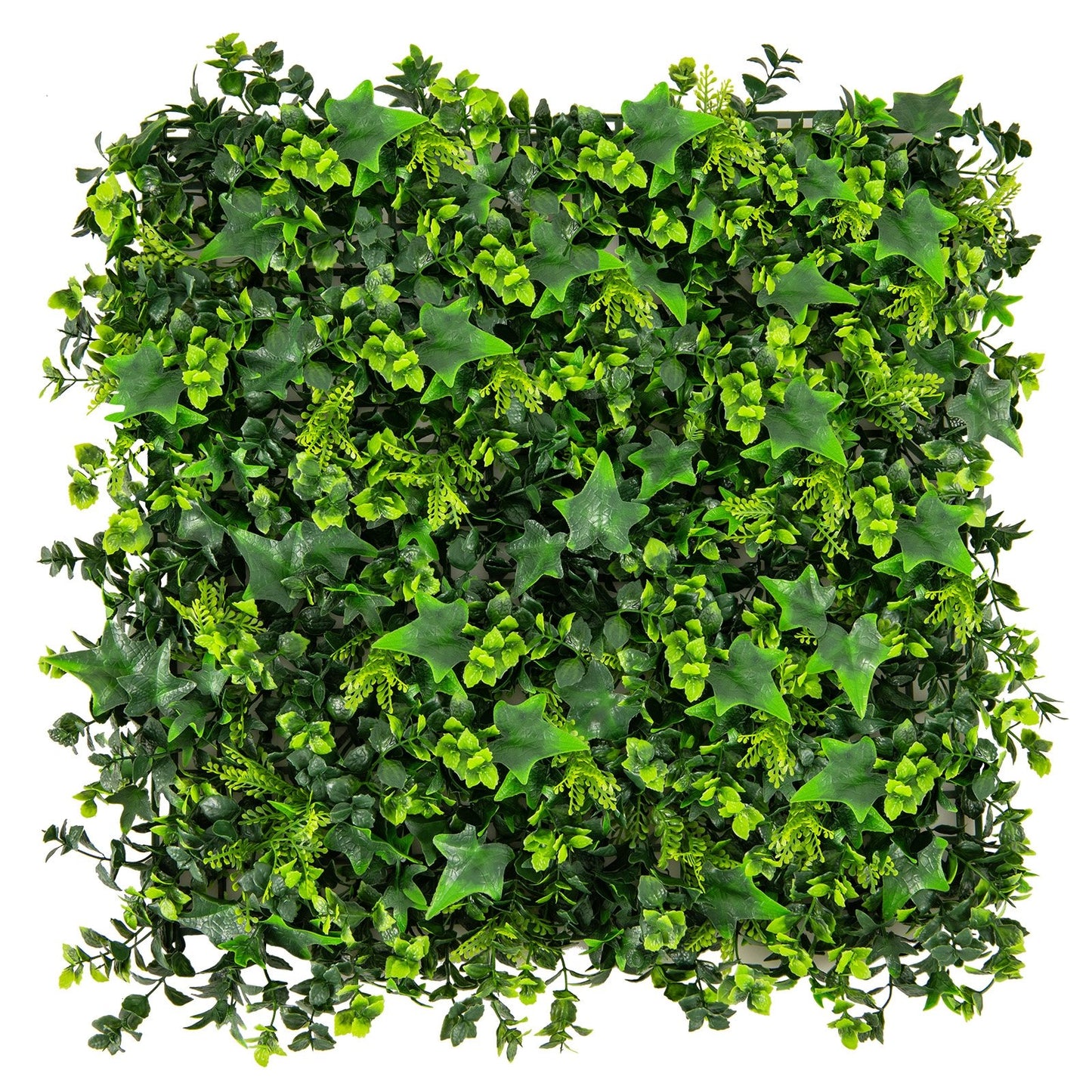 12 Pack 20x20 Inch Artificial Mixed Leaf Greenery Panels with Detachable Branches